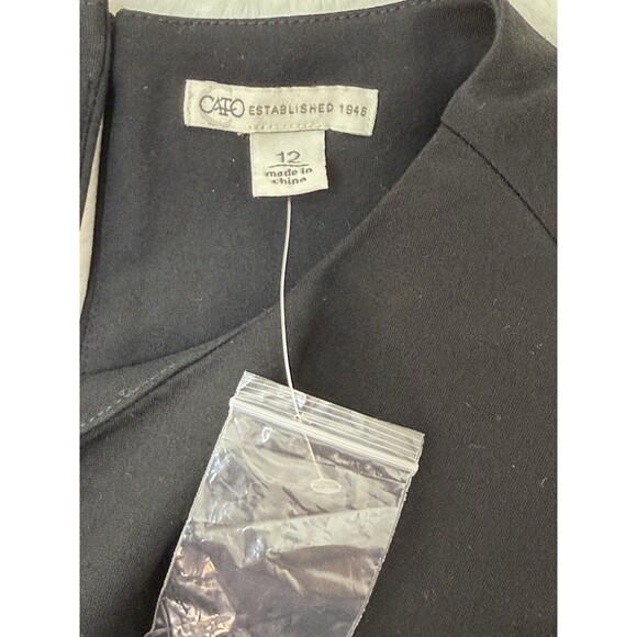 New CATO BLACK DRESS  Size 12 - Picture 10 of 11
